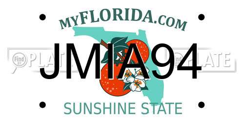 JMIA94 Florida License Plate
