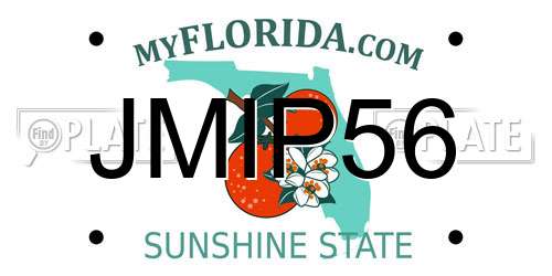 JMIP56 Florida License Plate