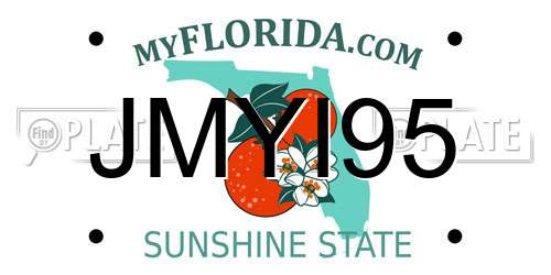 JMYI95 Florida License Plate