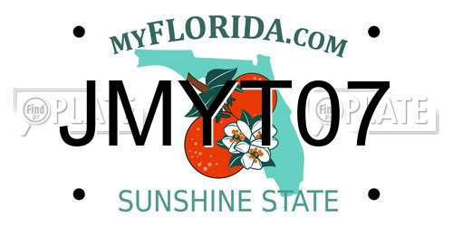 JMYT07 Florida License Plate