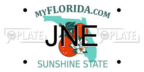 JNE Florida License Plate