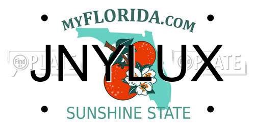 JNYLUX Florida License Plate