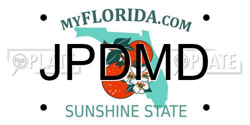 JPDMD Florida License Plate