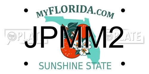 JPMM2 Florida License Plate