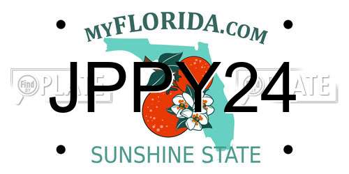 JPPY24 Florida License Plate