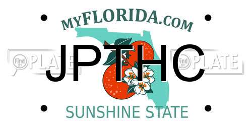 JPTHC Florida License Plate