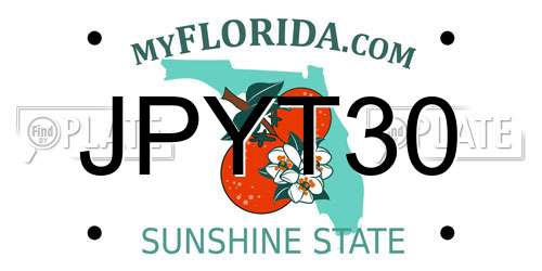 JPYT30 Florida License Plate
