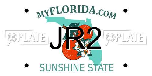 JR2 Florida License Plate