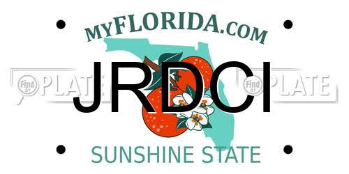 JRDCI Florida License Plate