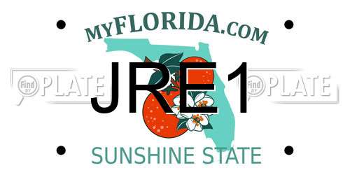 JRE1 Florida License Plate