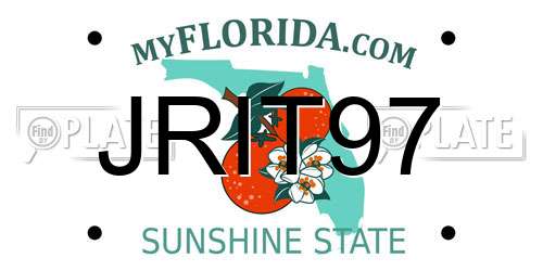 JRIT97 Florida License Plate