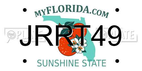 JRRT49 Florida License Plate
