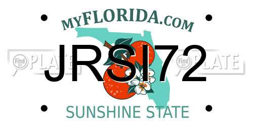 JRSI72 Florida License Plate