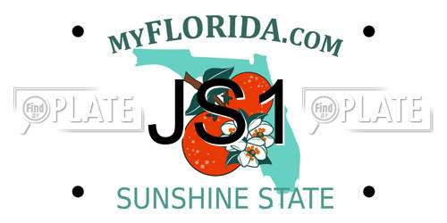 JS1 Florida License Plate