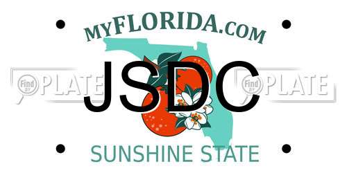 JSDC Florida License Plate