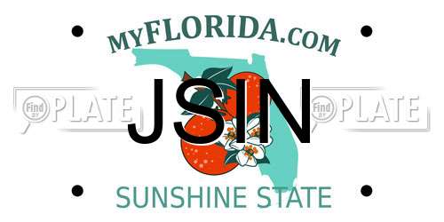 JSIN Florida License Plate