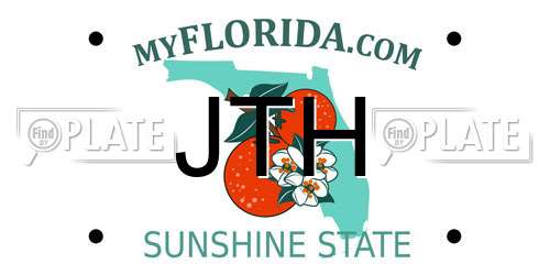 JTH Florida License Plate