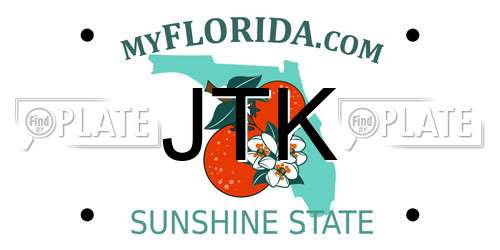 JTK Florida License Plate