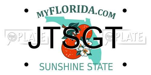 JTSGT Florida License Plate