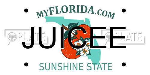 JUICEE Florida License Plate