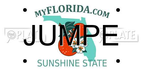 JUMPE Florida License Plate