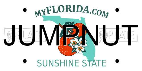 JUMPNUT Florida License Plate