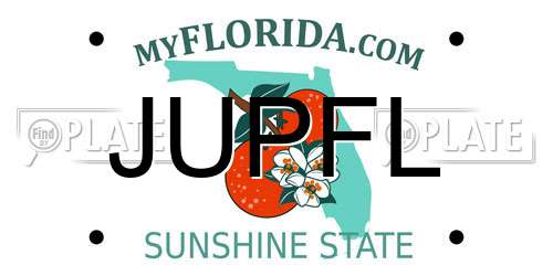 JUPFL Florida License Plate