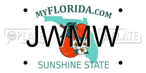 JWMW Florida License Plate