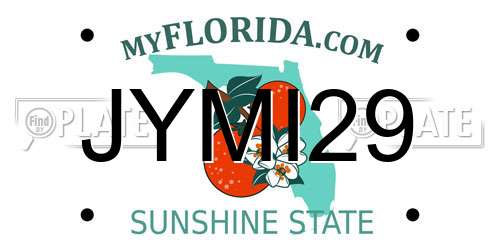 JYMI29 Florida License Plate