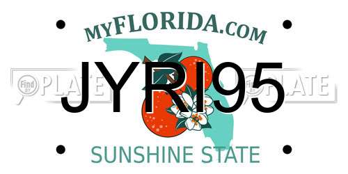 JYRI95 Florida License Plate