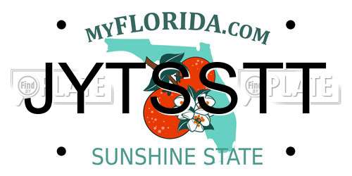 JYTSSTT Florida License Plate