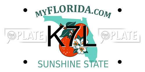 K7L Florida License Plate