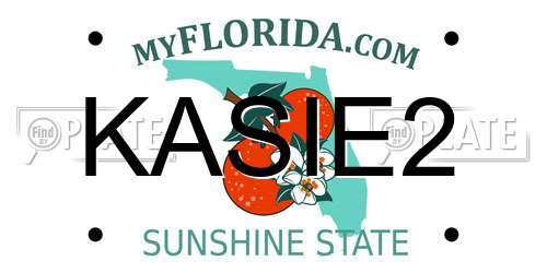 KASIE2 Florida License Plate