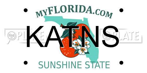 KATNS Florida License Plate