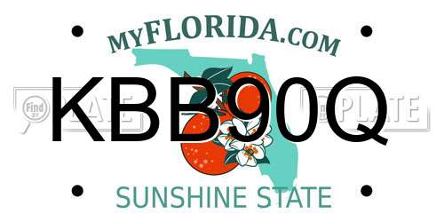 KBB90Q Florida License Plate