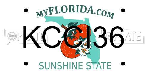 KCCI36 Florida License Plate