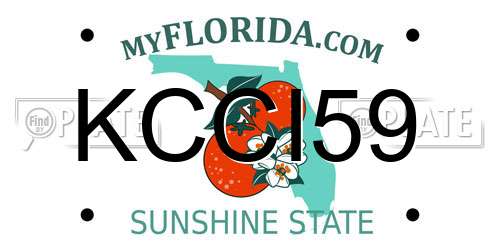 KCCI59 Florida License Plate