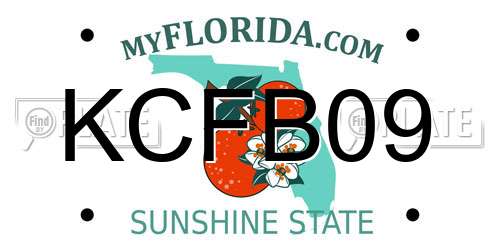 KCFB09 Florida License Plate