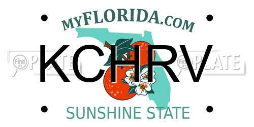 KCHRV Florida License Plate