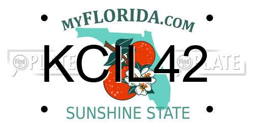 KCIL42 Florida License Plate