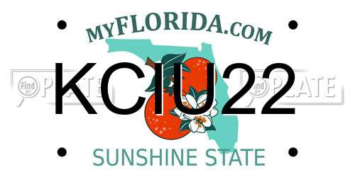 KCIU22 Florida License Plate