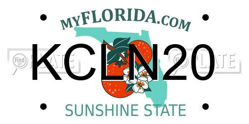 KCLN20 Florida License Plate
