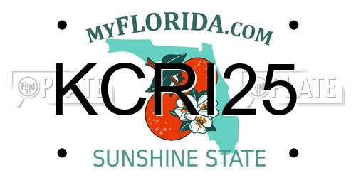 KCRI25 Florida License Plate