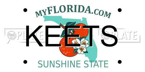 KEETS Florida License Plate
