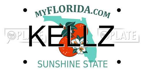 KELLZ Florida License Plate