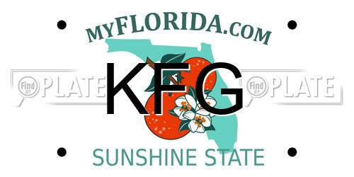 KFG Florida License Plate