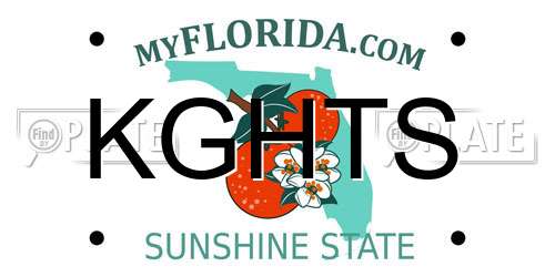 KGHTS Florida License Plate