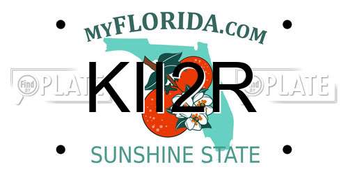 KII2R Florida License Plate