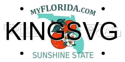 KINGSVG Florida License Plate