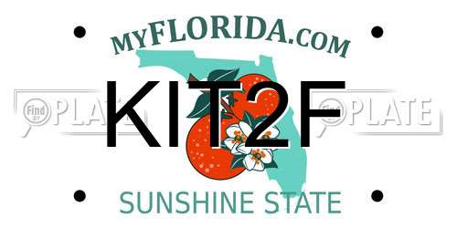 KIT2F Florida License Plate